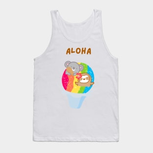 Aloha Rainbow Shave Ice Tank Top